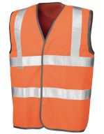 Safety Hi-Viz Vest Fluorescent Orange