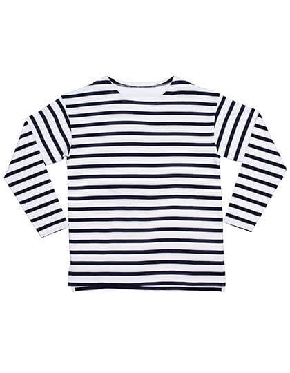 Kids Breton T White / Navy