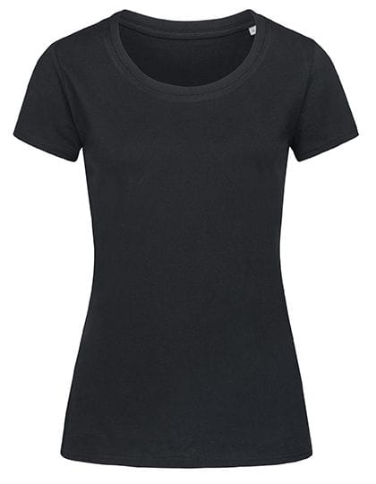 Janet Organic Crew Neck Women Black Opal