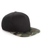 Camo Snapback Black / Jungle Camo