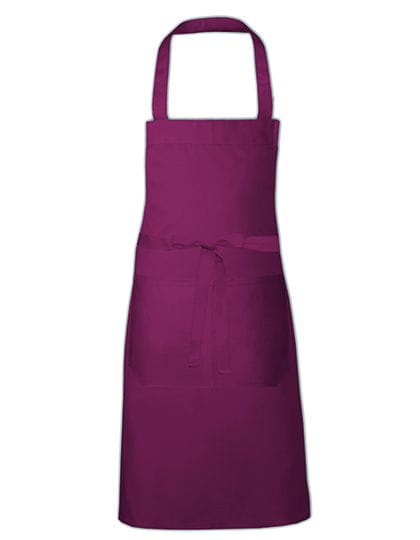 Cotton Hobby Apron Bordeaux