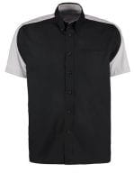 Classic Fit Sebring Shirt Black / Silver Grey (Solid) / White