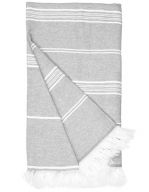 Recycled Hamam Towel Ash Grey
