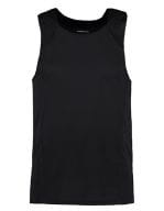 Mens Regular Fit Sports Vest Black / Black