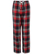 Women`s Tartan Lounge Pants Red-Navy Check