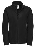 Ladies` Full Zip Outdoor Fleece Black