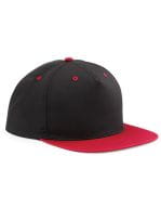 5 Panel Contrast Snapback Black / Classic Red