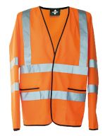 Light Weight Hi-Viz Jacket EN ISO 20471 Class 3 Signal Orange