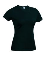 Ladies` Hefty Tee Black