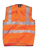 Professional Safety Vest Orange High Visibility Orange