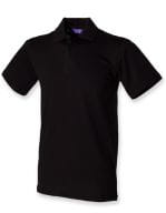 Men`s Stretch Piqué Polo Shirt Black