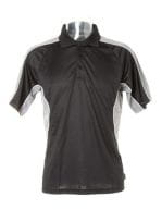 Classic Fit Active Polo Shirt Black / Grey