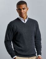 Men`s V-Neck Knitted Pullover