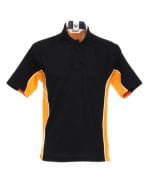 Classic Fit Track Polo Black / Gold / White