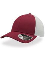 Burgundy / White