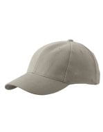 6-Panel Cap stirnanliegend Beige