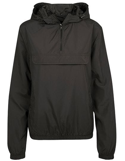 Ladies Basic Pull Over Jacket Black