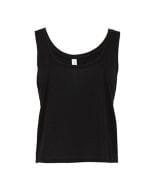 Flowy Boxy Tank Top Black