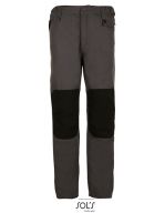 Men`s Workwear Trousers - Metal Pro Dark Grey (Solid) / Black