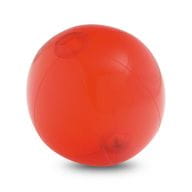 PECONIC. Aufblassbarer Strandball Rot