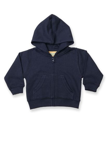 Zip Through Hooded Sweatshirt Navy