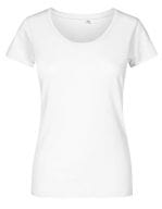 Women´s Deep Scoop T-Shirt White