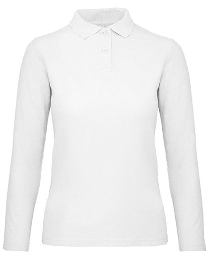 Long Sleeve Polo ID.001 / Women White