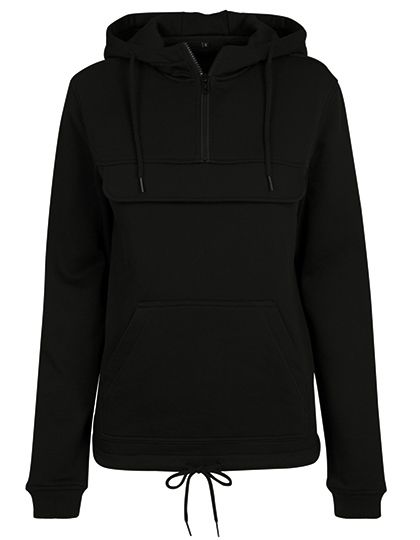 Ladies Sweat Pull Over Hoody Black