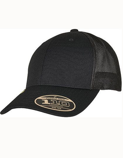 110 Recycled Alpha Shape Trucker Cap Black