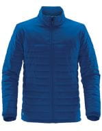 Mens Nautilus Quilted Jacket Azure Blue