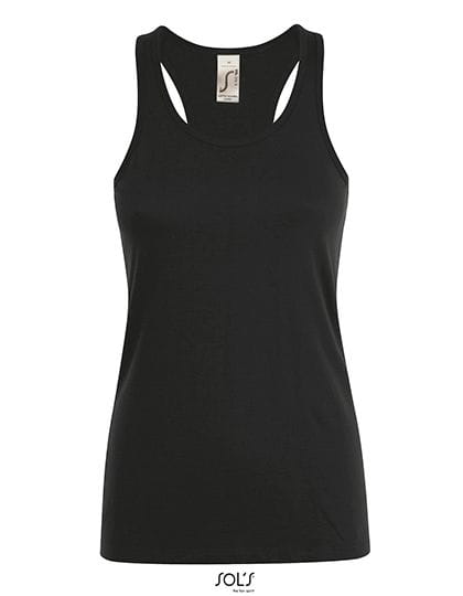 Justin Women Tank Top Deep Black