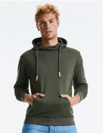 Pure Organic High Collar Hooded Sweat