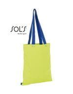 Hamilton Shopping Bag Neon Lime / Royal Blue