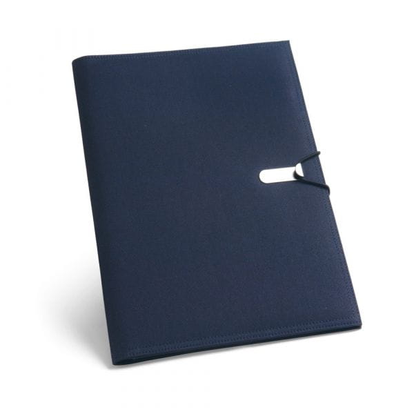 CLARK. A4 Schreibmappe mit Taschenrechner Blau