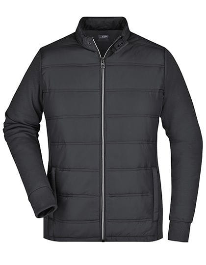 Ladies' Hybrid Sweat Jacket Black