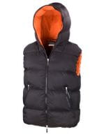 Dax Down Feel Gilet Black / Orange