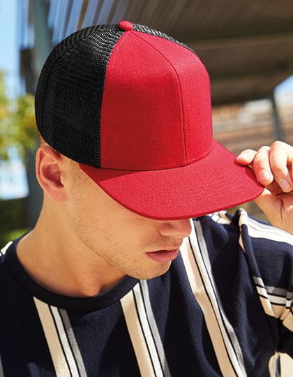 Original Flat Peak 6 Panel Trucker Cap