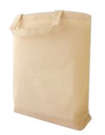 Canvas Carrier Bag Short Handle Natural