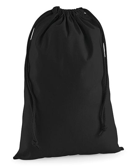 Premium Cotton Stuff Bag Black