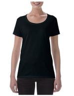 Softstyle® Ladies` Deep Scoop T-Shirt Black