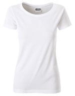 Ladies` Basic-T White