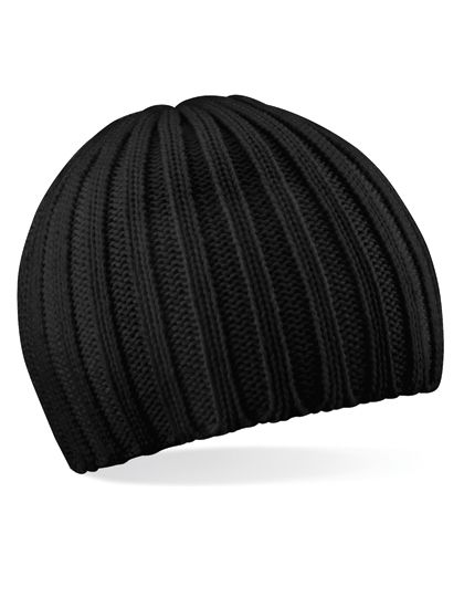 Chunky Knit Beanie Black