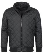 Quilted Blouson Black Opal
