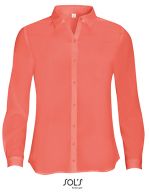 Women`s Long Sleeve Moss Crepe Shirt Betty