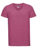 Men`s V-Neck HD T Pink Marl