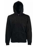 Premium Hooded Sweat-Jacket Black