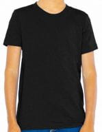 Youth Fine Jersey Short Sleeve T-Shirt Black