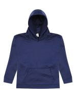 Kids Sports Polyester Hoodie Oxford Navy