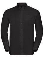 Men`s Long Sleeve Classic Oxford Shirt Black