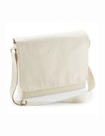 Fairtrade Cotton Canvas Messenger Natural